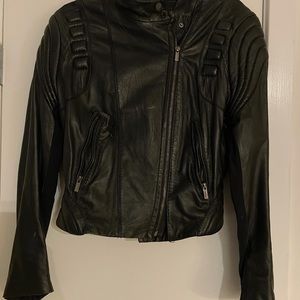 BCBG Women’s leather jacket